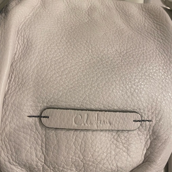 Cole Haan Off White Vintage Leather Shoulder Bag - Picture 2 of 9